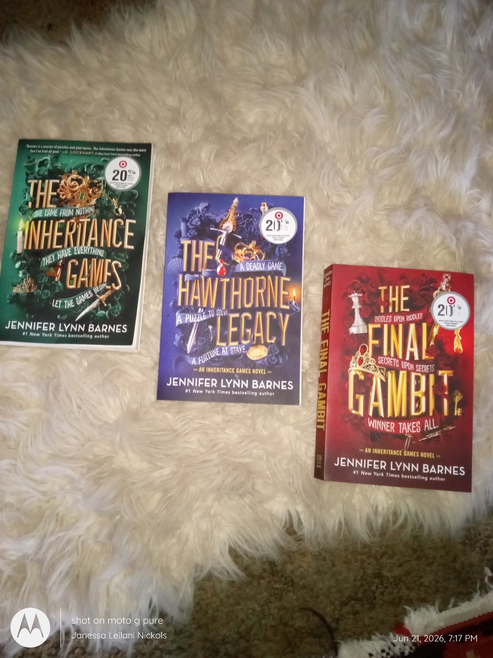 The Inheritance Games Trilogy Collection - Green, Blue, Red Covers by
